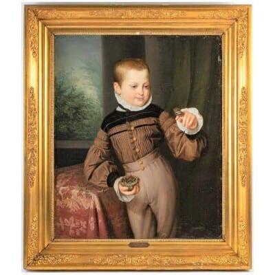 Portrait d’un jeune garçon. Edward Dubufe