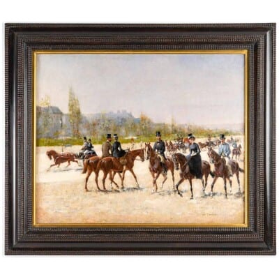Maxime Dastugue 1851-1909. Walk On Avenue Foch.