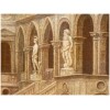 The Courtyard of the Doge's Palace in Venice. Hippolyte Plantet 1829-1882 22