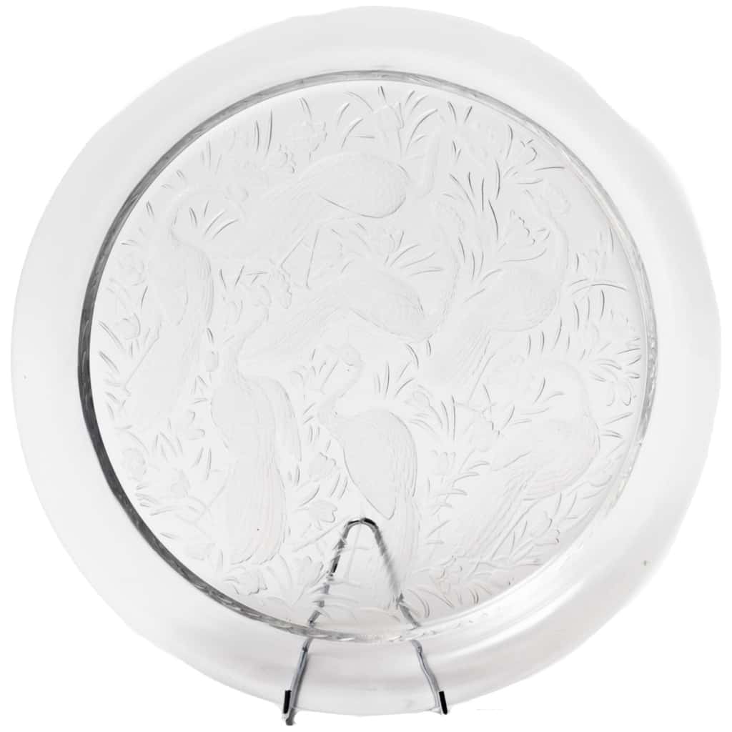 Lalique France: “NIGERIA” round tray 3