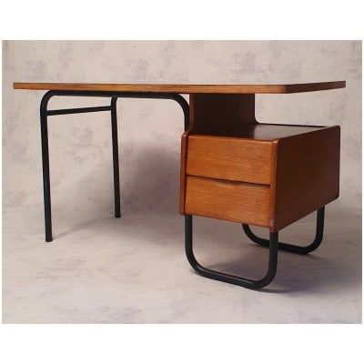 Bureau De Robert Charroy Pour Mobilor – Cité Universitaire Jean Zay d’Antony – Chêne – Ca 1955