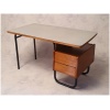 Desk By Robert Charroy For Mobilor - Cité Universitaire Jean Zay d'Antony - Oak - Ca 1955 13