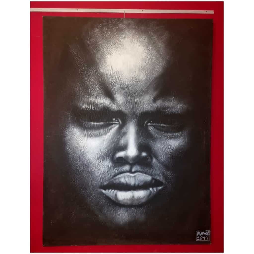 Portrait de Philippe Vignal – Technique Mixte sur Toile – 2011 3