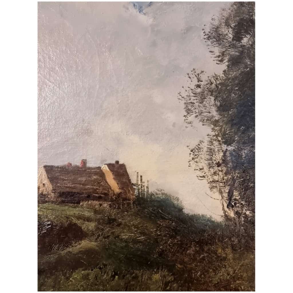 Pair of Large Landscapes - Oils on Canvas - Albert Nolet - 19th 15