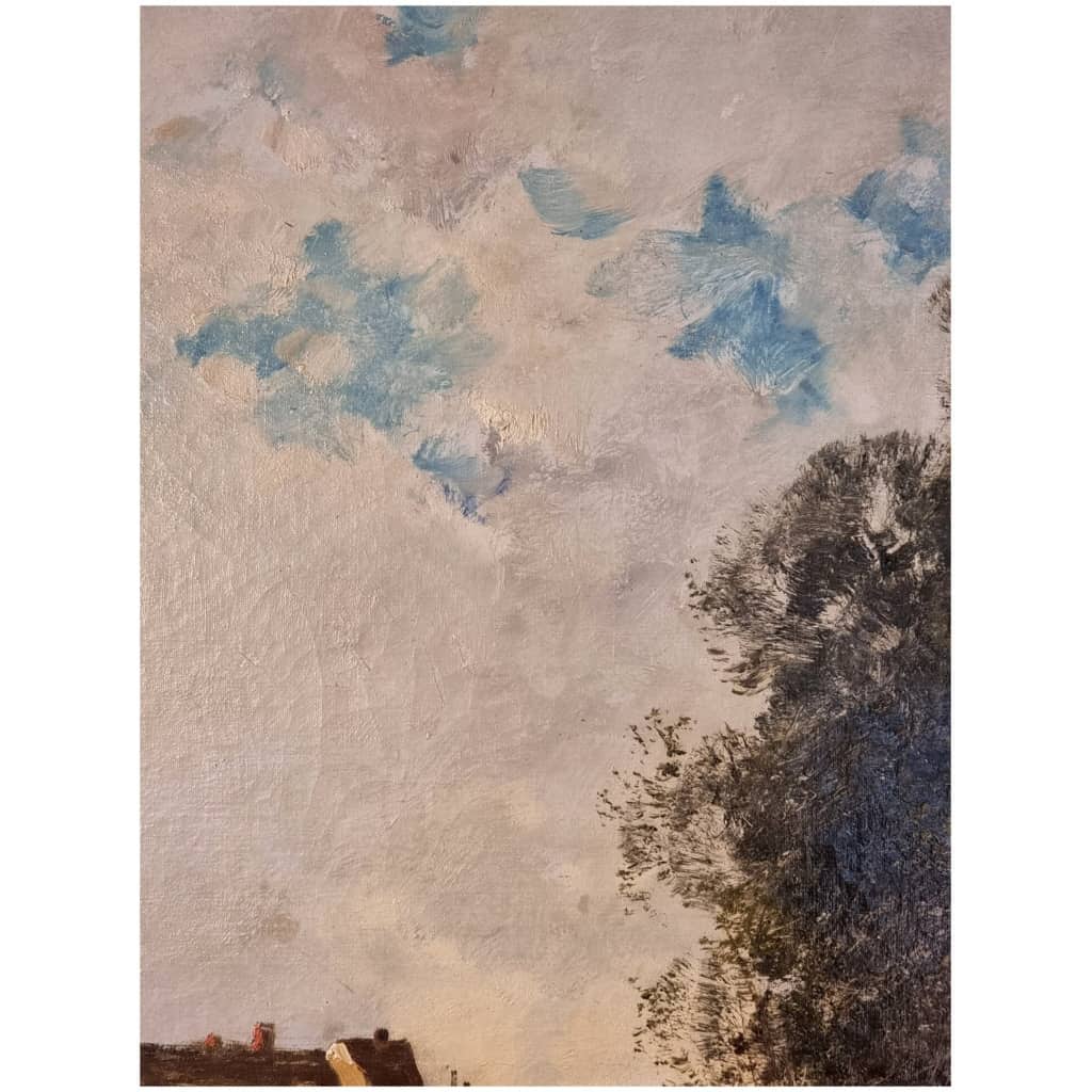 Pair of Large Landscapes - Oils on Canvas - Albert Nolet - 19th 14
