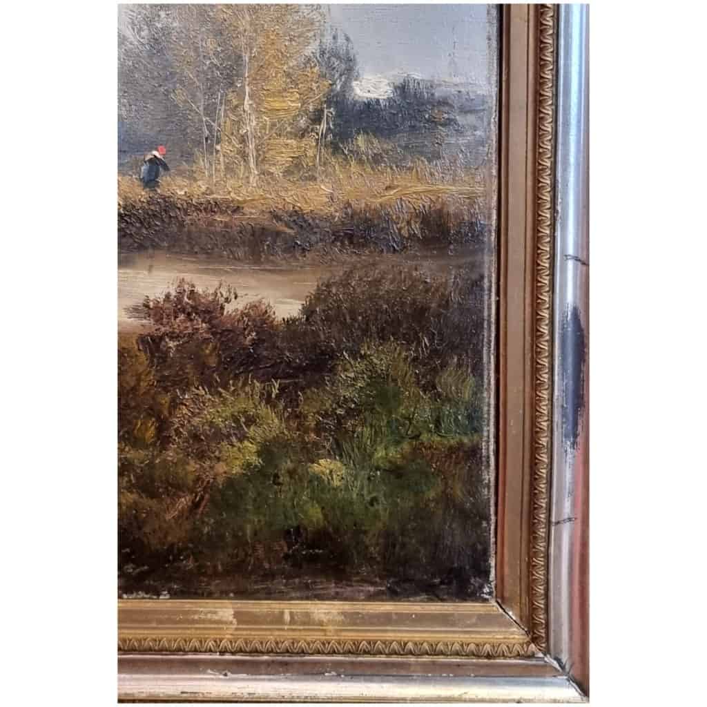 Pair of Large Landscapes - Oils on Canvas - Albert Nolet - 19th 18