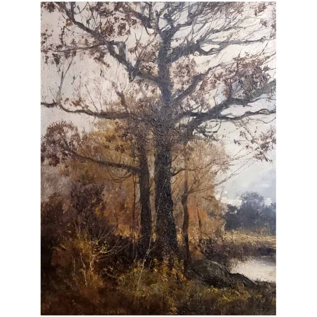 Pair of Large Landscapes - Oils on Canvas - Albert Nolet - 19th 11