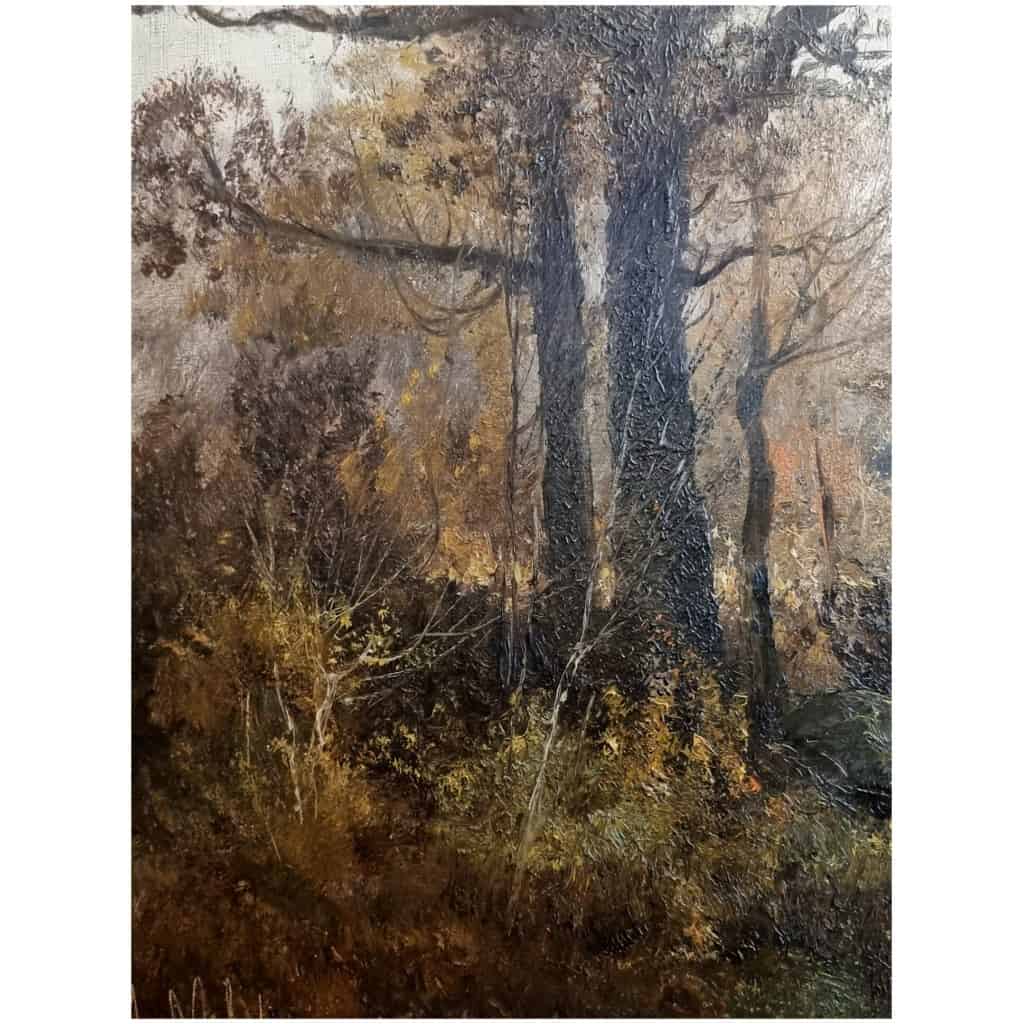 Pair of Large Landscapes - Oils on Canvas - Albert Nolet - 19th 10