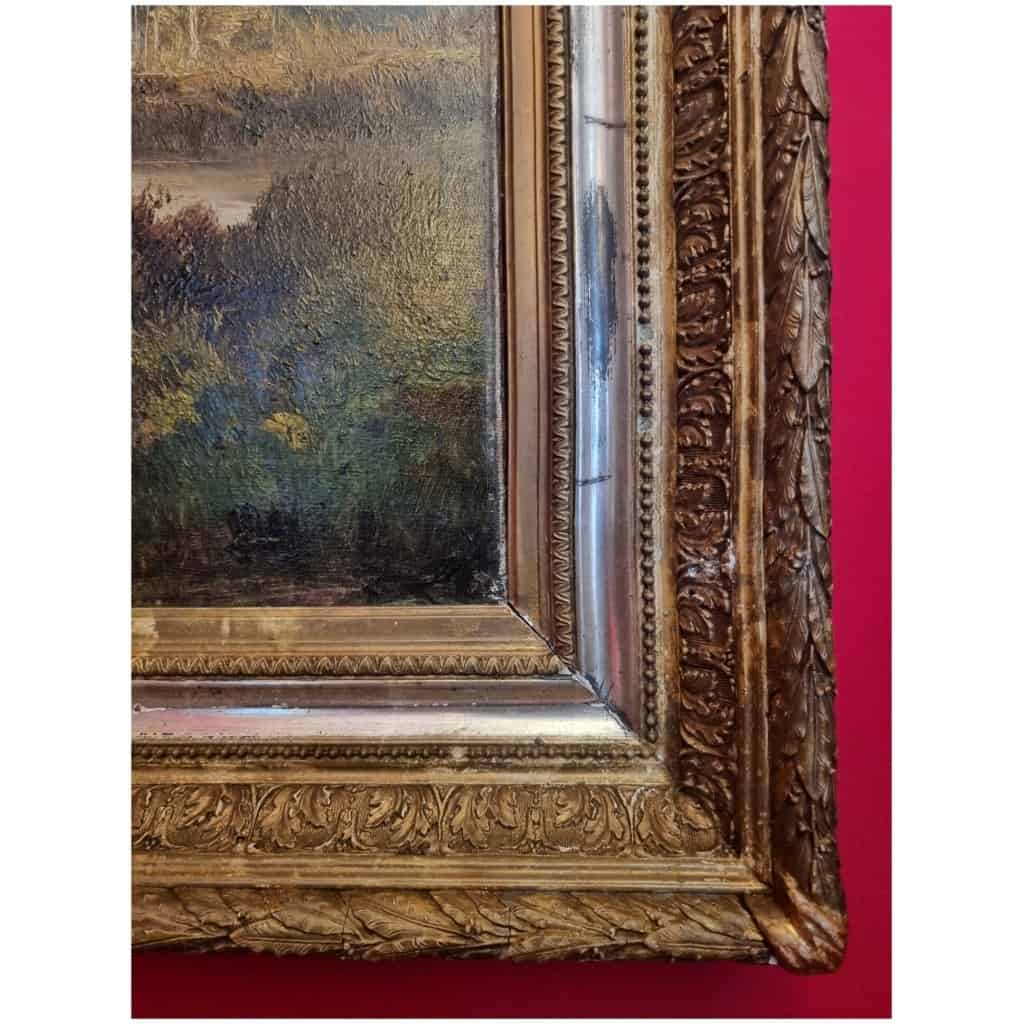 Pair of Large Landscapes - Oils on Canvas - Albert Nolet - 19th 6
