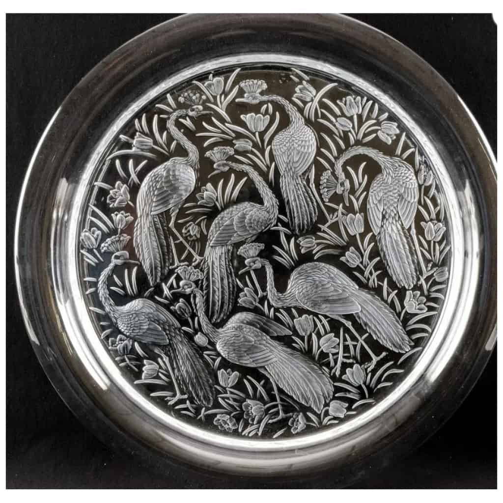 Lalique France: “NIGERIA” round tray 5