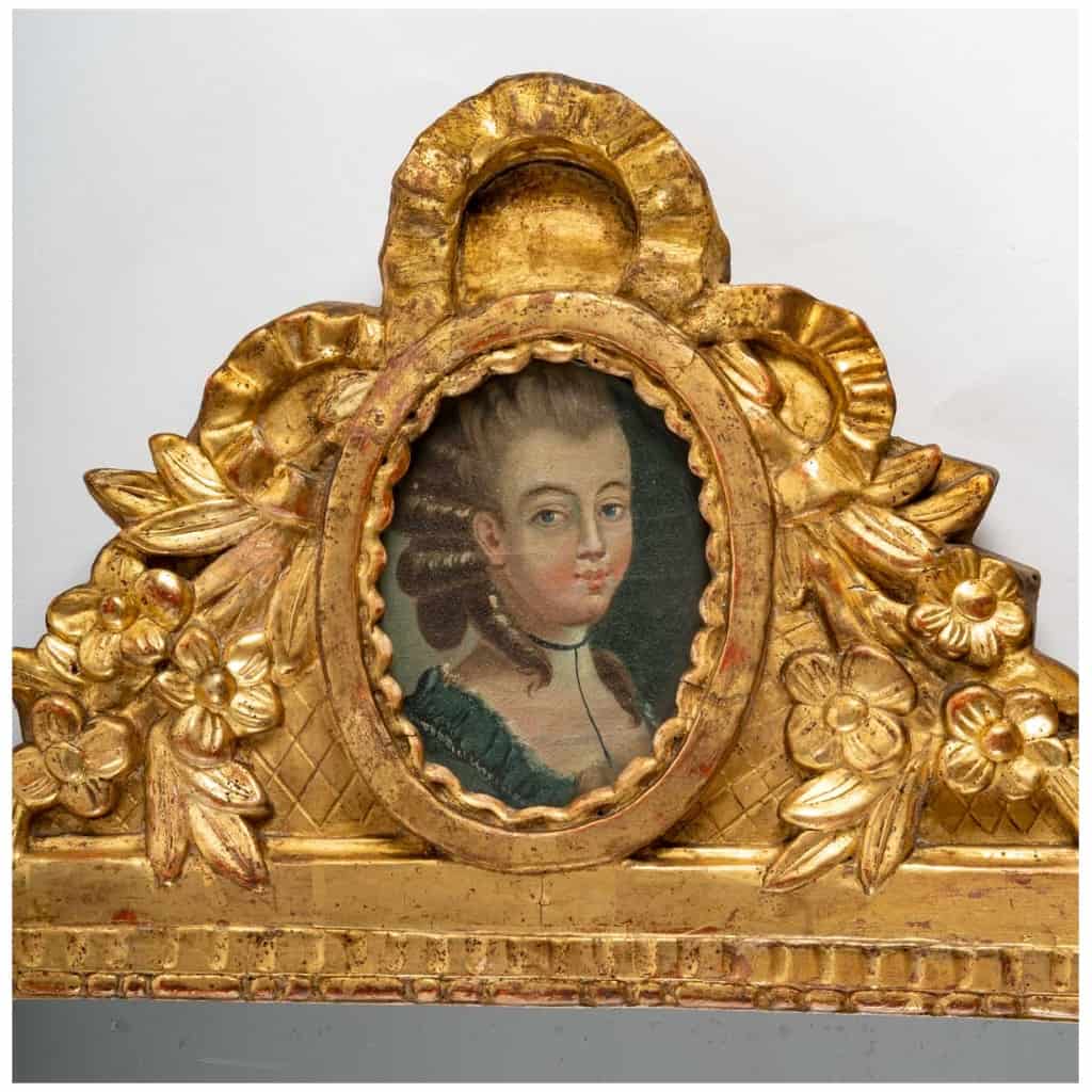 Miroir à fronton d’époque Louis XVI (1774 – 1793). 4