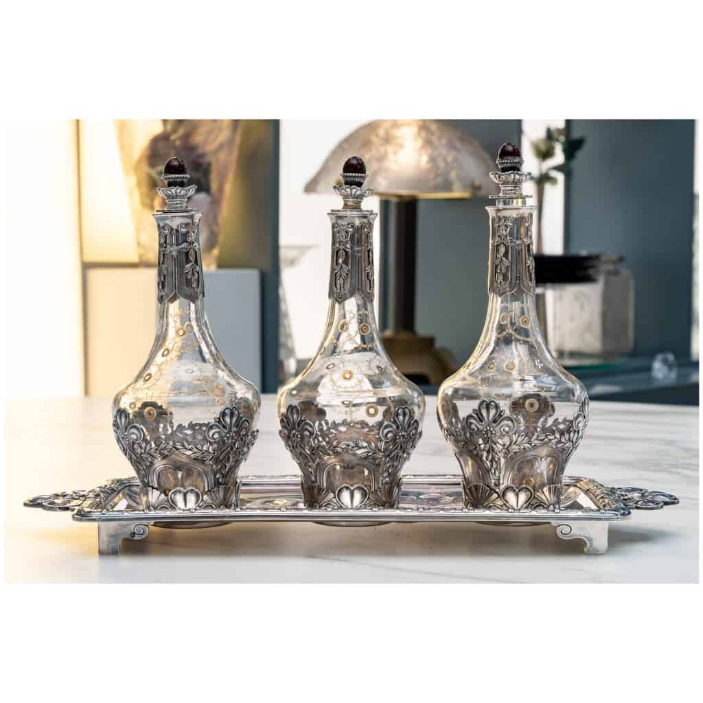 Lucien BONVALLET and CARDEILHAC: Silver liquor service 6