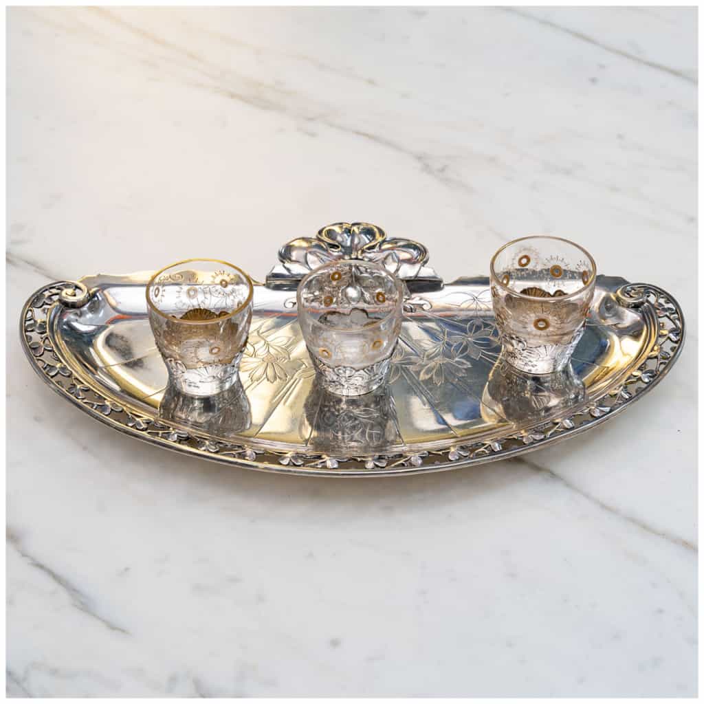 Lucien BONVALLET and CARDEILHAC: Silver liquor service 8