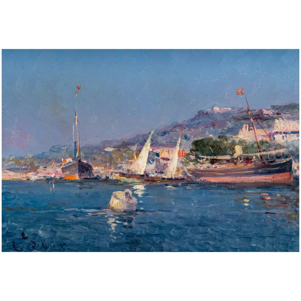 Emile Godchaux (1860-1938). The Port of Martigue. 4