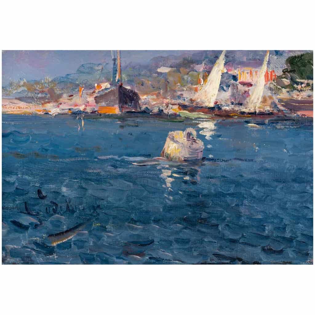 Emile Godchaux (1860-1938). The Port of Martigue. 5