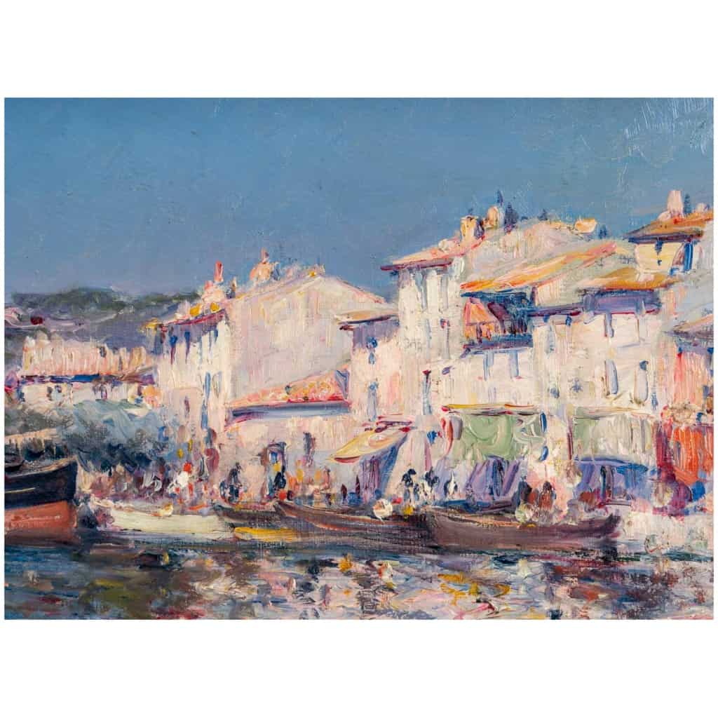 Emile Godchaux (1860-1938). Le Port De Martigue. 7