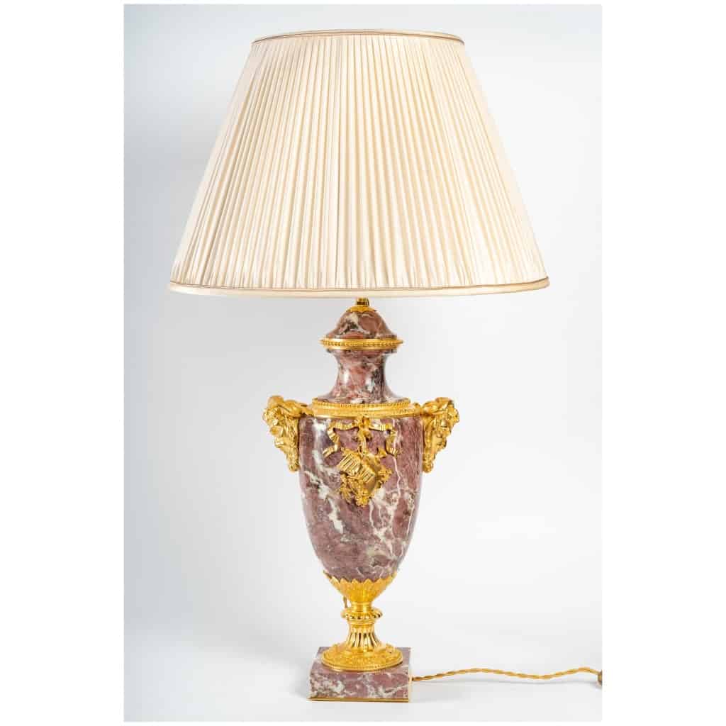 Pair of cassolettes from the Napoleon III period (1851 - 1870) mounted as lamps. 7