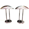 lampe vintage chrome champignon par Robert Sonneman, années 70. 10