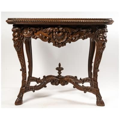 Regency style game table from the Napoleon III period (1851 – 1870)