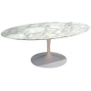 Eero Saarinen & Knoll International – table basse ovale « tulipe » en marbre 13