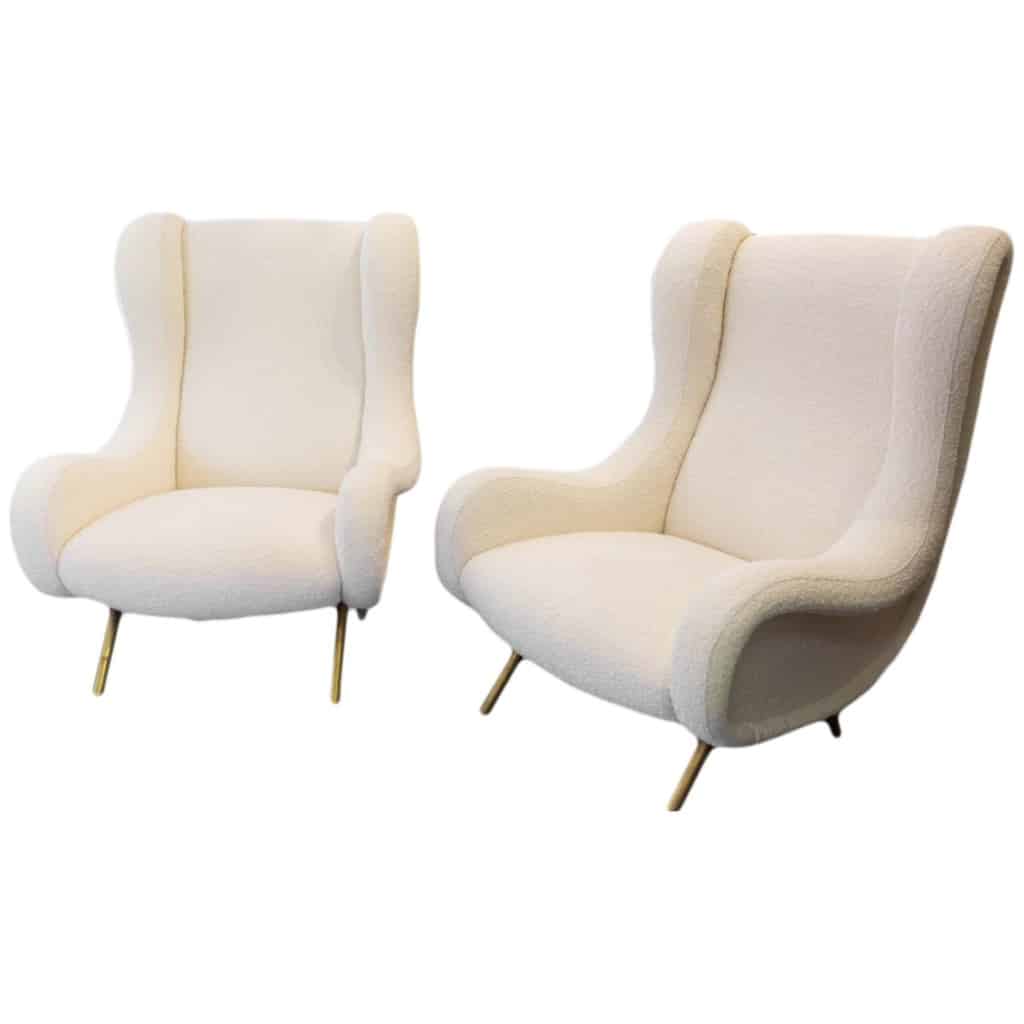 Marco ZANUSO & ARFLEX – Pair of “Senior” armchairs 3