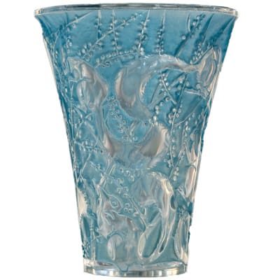 RENÉ LALIQUE ( 1860-1945) Vase « Senart »