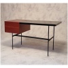CM141 desk by Pierre Paulin for Thonet – Mahogany & Metal – Ca 1953 17