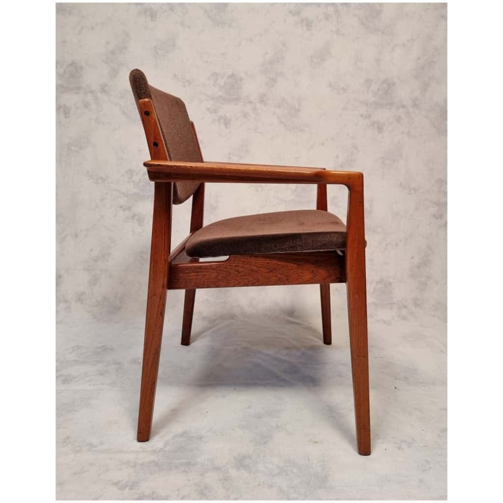 Suite de 6 fauteuils modèle 196 – Finn Juhl pour France & Son – Teck – Ca 1960 10