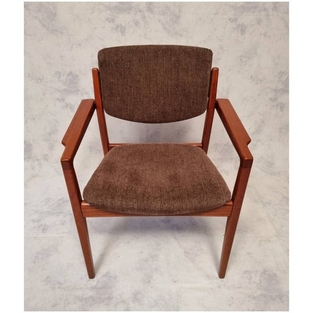 Suite de 6 fauteuils modèle 196 – Finn Juhl pour France & Son – Teck – Ca 1960 9