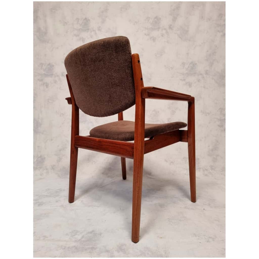 Suite de 6 fauteuils modèle 196 – Finn Juhl pour France & Son – Teck – Ca 1960 11