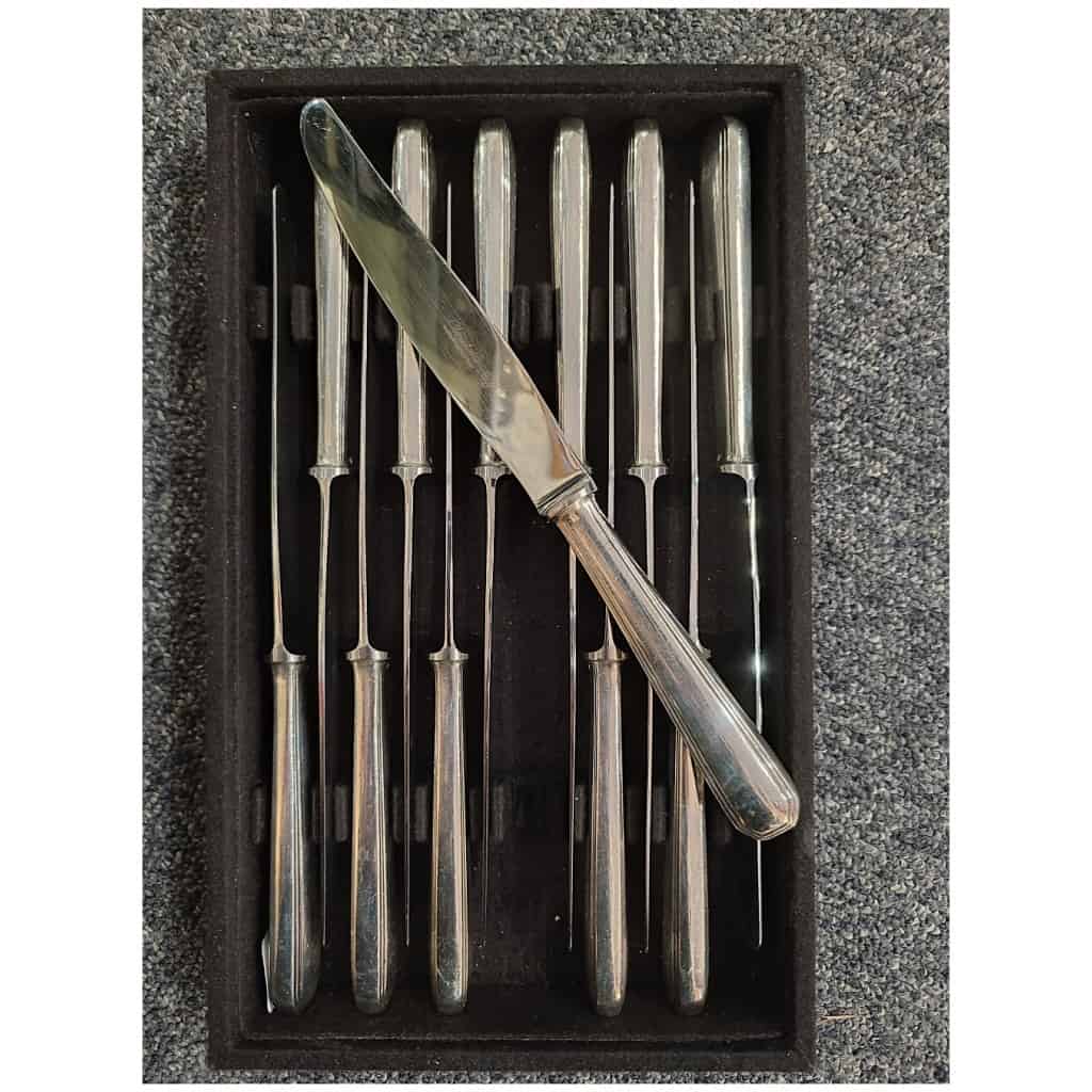 Christofle – “America” model cutlery set 105 pieces 4