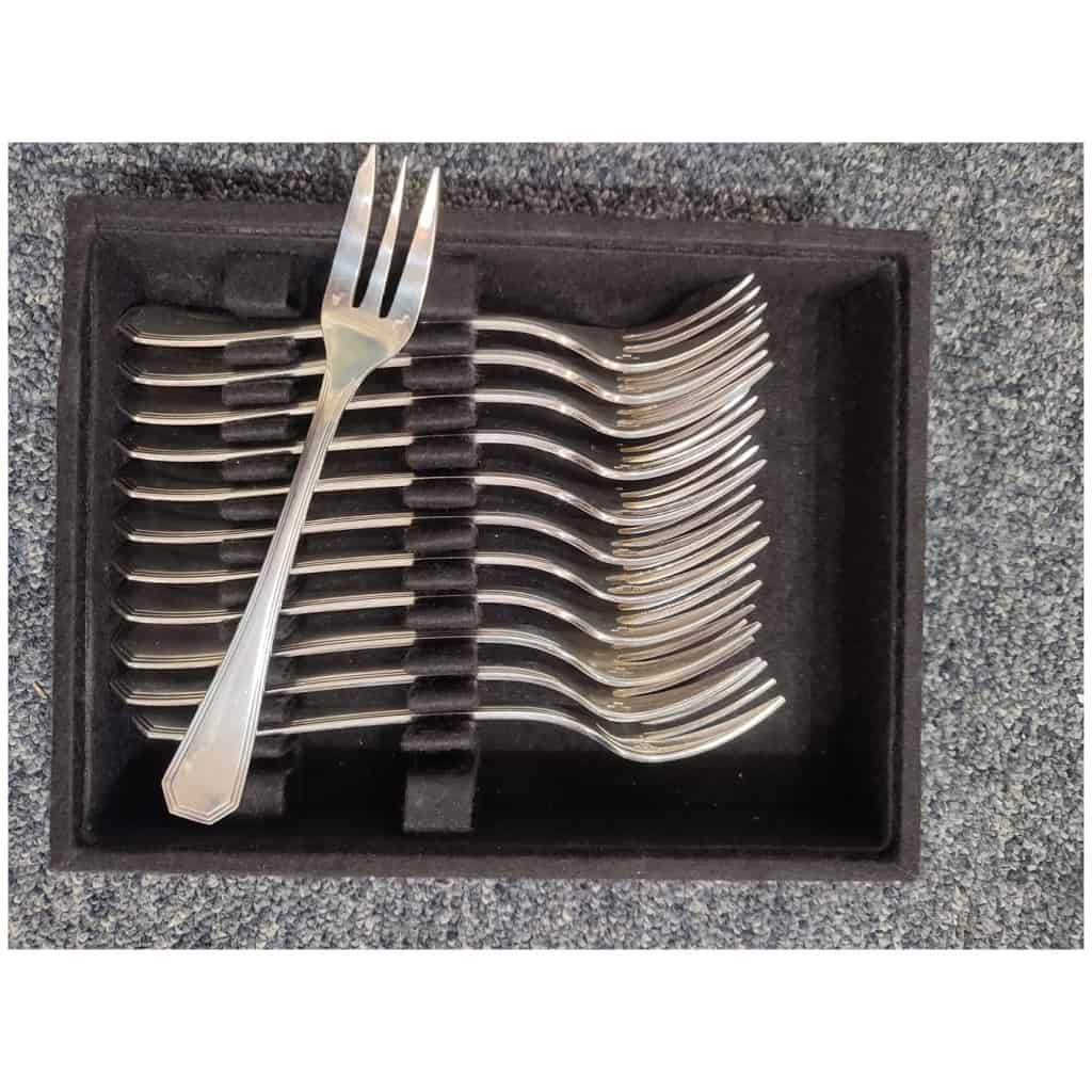 Christofle – “America” model cutlery set 105 pieces 7