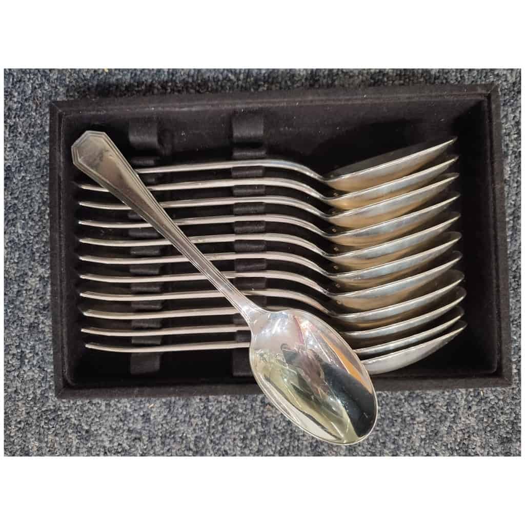 Christofle – “America” model cutlery set 105 pieces 11