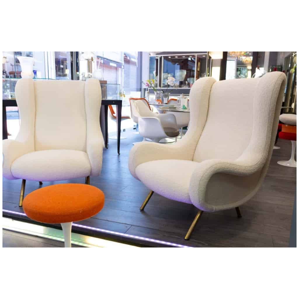 Marco ZANUSO & ARFLEX – Pair of “Senior” armchairs 5