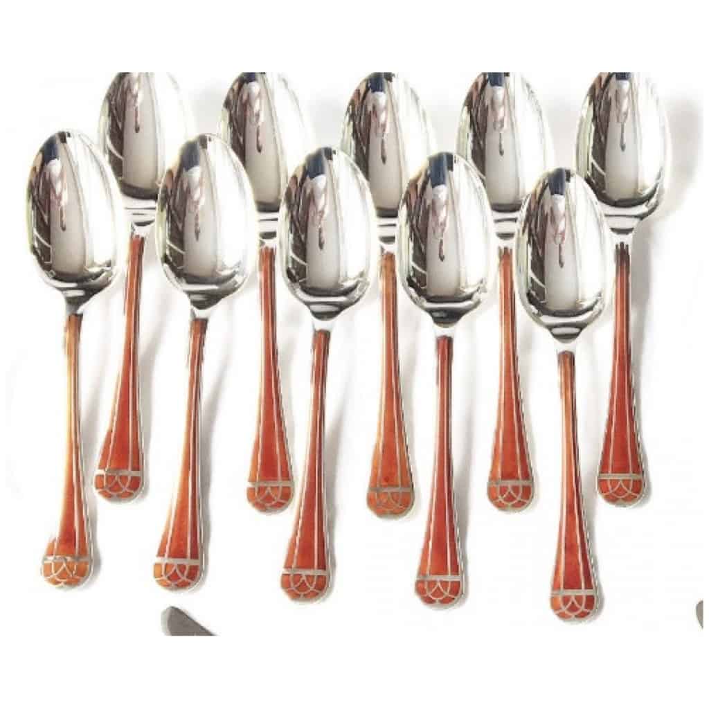 Christofle – “Talisman” cutlery set Sienna 130 pieces 10