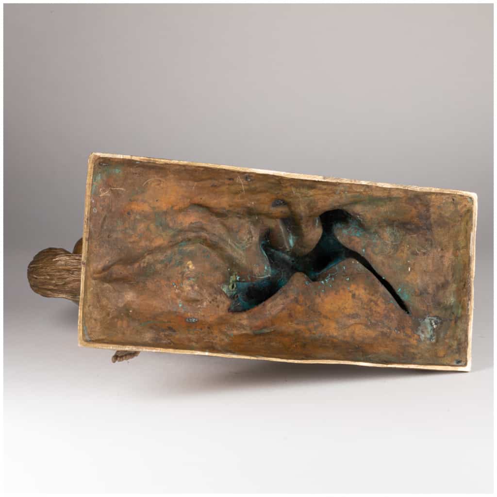 Jean-François-Théodore Gechter (1795-1844), L’amazone blessée, aluminium patiné, XIXe 14