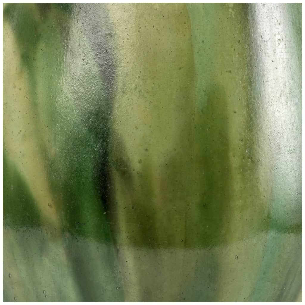 1927 Gabriel Argy Rousseau – Vase with Geometric Handles Glass Paste 9