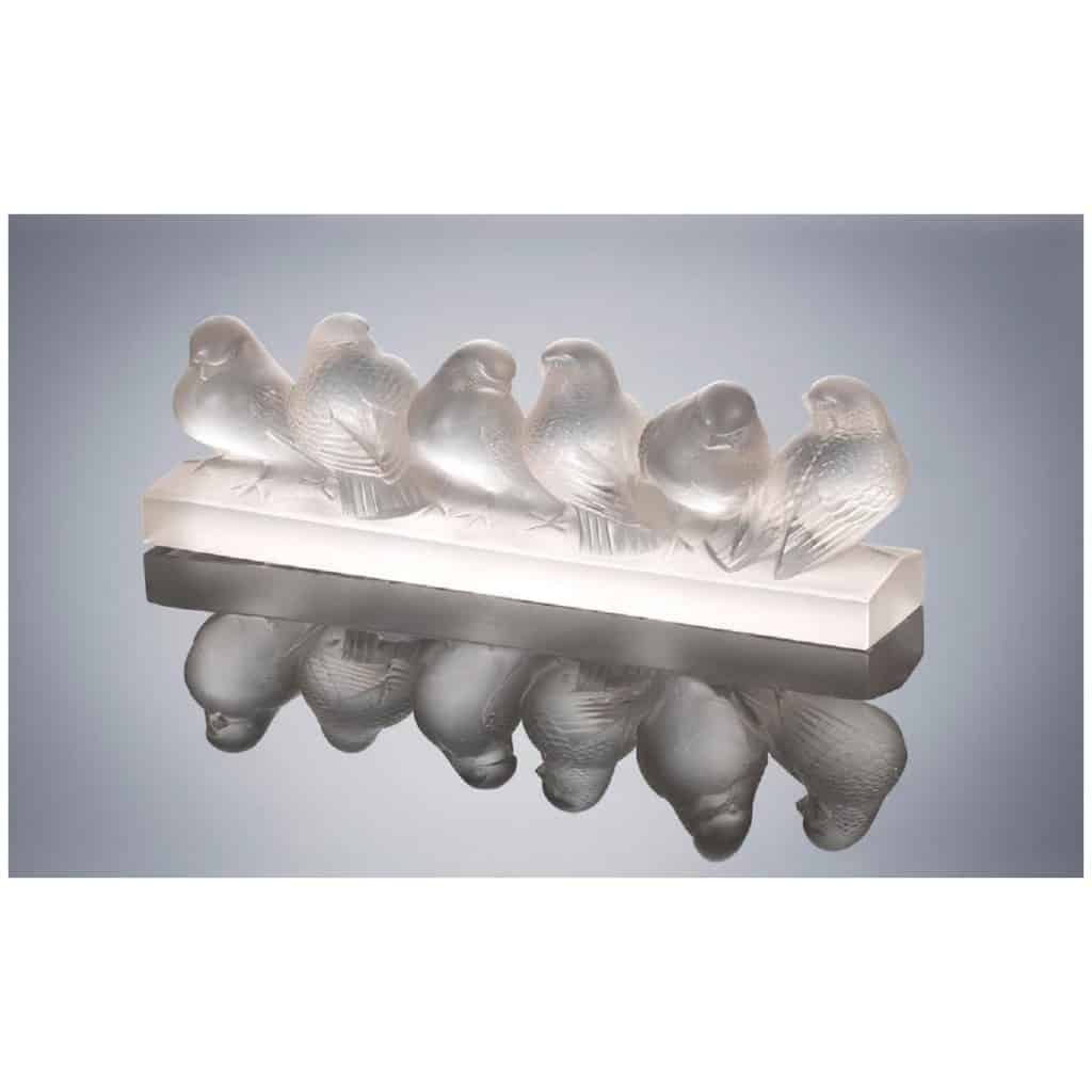 René Lalique: Group Of Six Sparrows 4