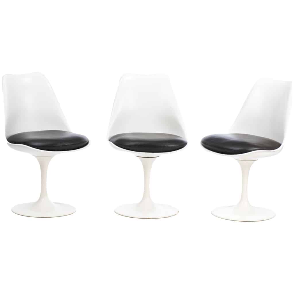 Knoll & Eero SAARINEN: 3 “Tulip” chairs 3