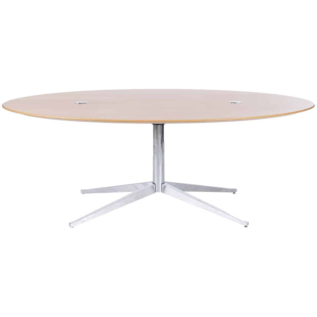 FLORENCE KNOLL: Large oval table 3