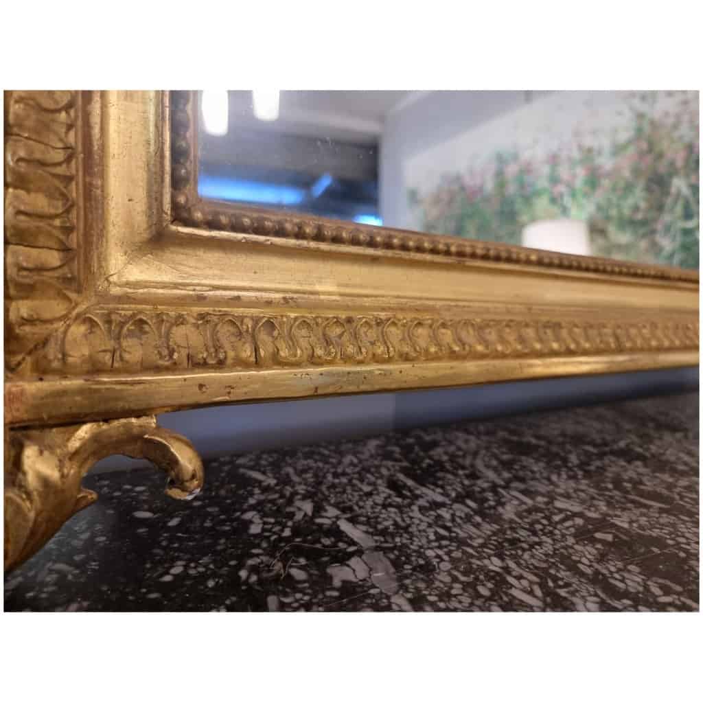 Grand Miroir d’époque Louis XVI – Bois Doré – Fin 18ème 11