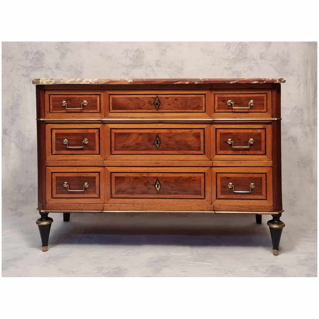 Louis Period Commode XVI – Mahogany – 18th 5