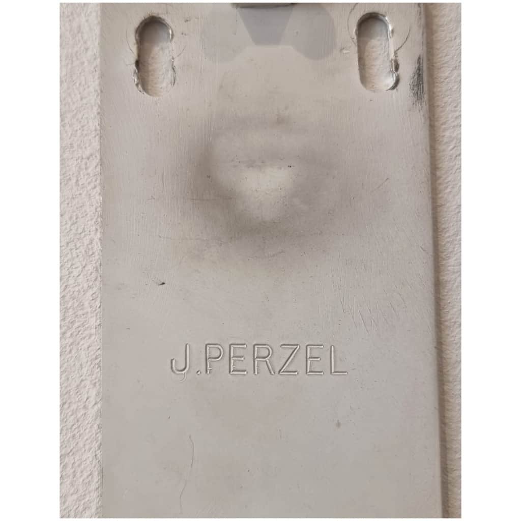 Paire d’Appliques Oeufs De Jean Perzel – Atelier Perzel – Verre & Laiton – Ca 1940 13