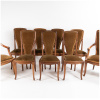 Louis Majorelle (1859-1926), Mobilier de salle à manger « Viorne » en noyer, XIXe 25