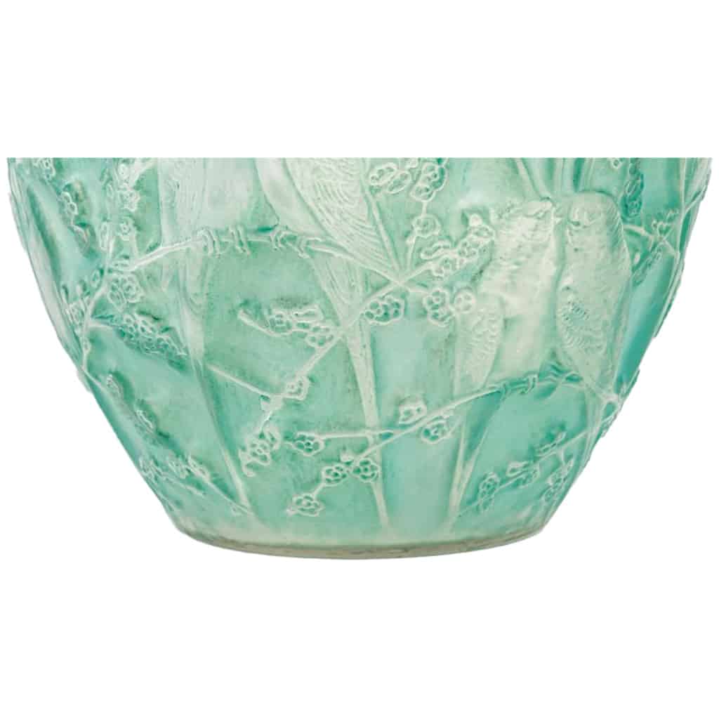 René Lalique : Vase « Perruches » 6