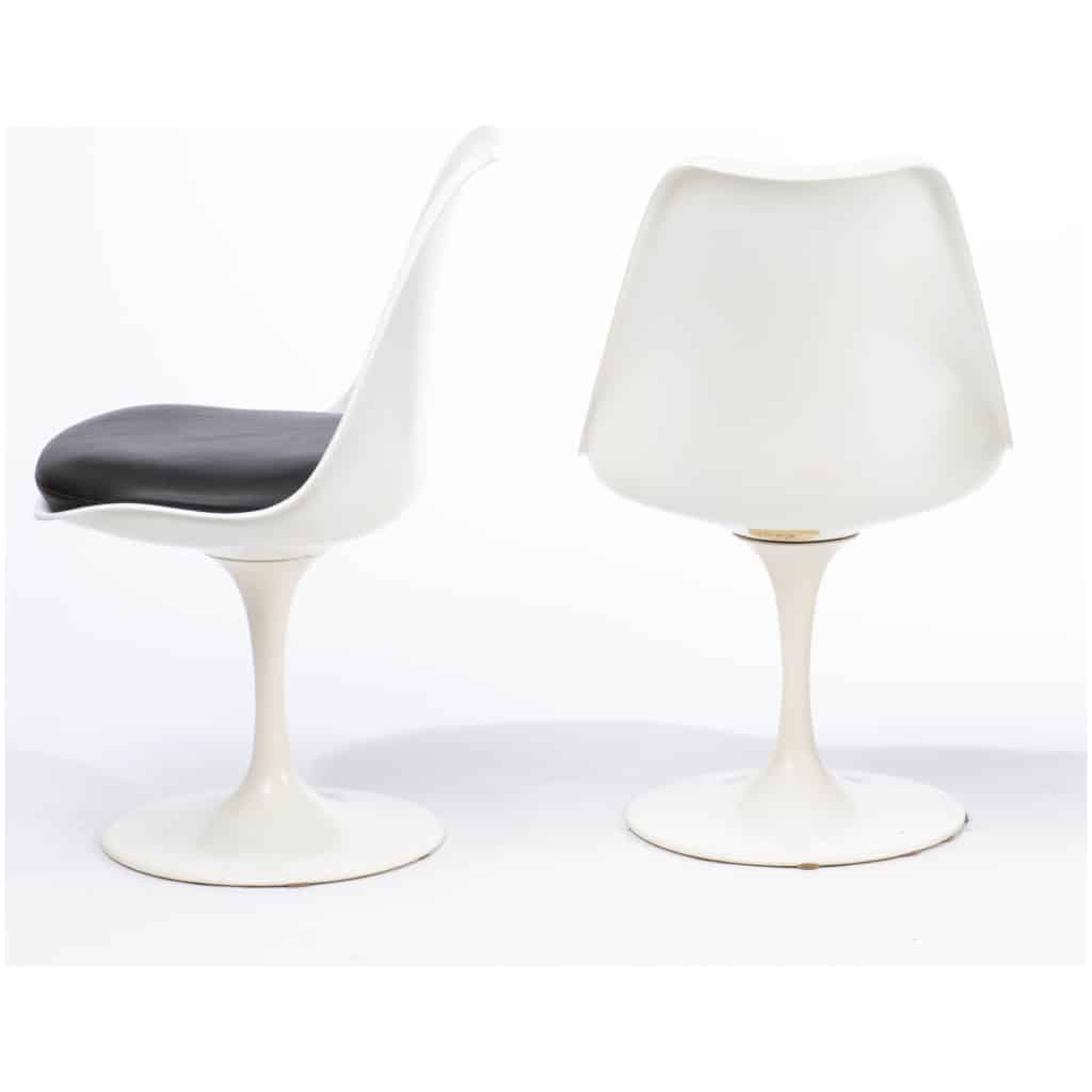 Knoll & Eero SAARINEN : 3 Chaises « Tulip » 4