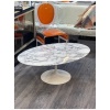 Eero Saarinen & Knoll International – table basse ovale « tulipe » en marbre 16