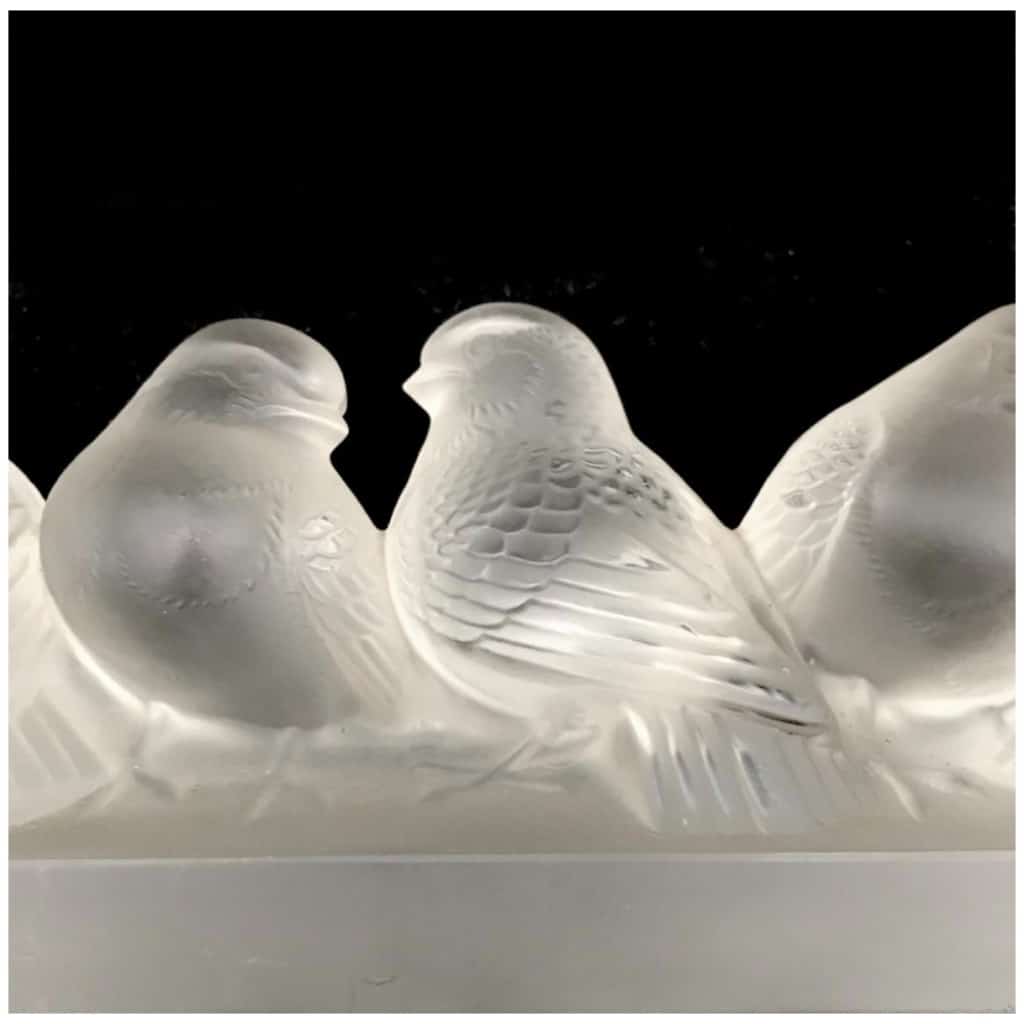 René Lalique: Group Of Six Sparrows 6