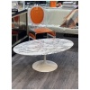 Eero Saarinen & Knoll International – table basse ovale « tulipe » en marbre 18