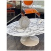 Eero Saarinen & Knoll International – table basse ovale « tulipe » en marbre 19